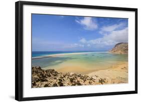 Detwah Lagoon Near Qalansia at the West Coast of the Island of Socotra, Yemen, Middle East-Michael Runkel-Framed Photographic Print