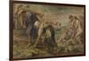 Deucalion and Pyrrha, Ca 1636-Peter Paul Rubens-Framed Giclee Print