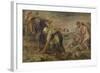 Deucalion and Pyrrha, Ca 1636-Peter Paul Rubens-Framed Giclee Print