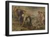 Deucalion and Pyrrha, Ca 1636-Peter Paul Rubens-Framed Giclee Print