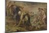 Deucalion and Pyrrha, Ca 1636-Peter Paul Rubens-Mounted Giclee Print