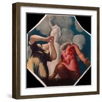 Deucalion and Pyrrha-Jacopo Tintoretto-Framed Giclee Print