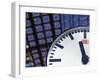 Deutsche Bahn Railway Station Clock in the Berlin Main Railway Station, Hauptbahnhoftiergarten, Ber-Cahir Davitt-Framed Premium Photographic Print