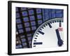 Deutsche Bahn Railway Station Clock in the Berlin Main Railway Station, Hauptbahnhoftiergarten, Ber-Cahir Davitt-Framed Photographic Print