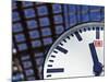 Deutsche Bahn Railway Station Clock in the Berlin Main Railway Station, Hauptbahnhoftiergarten, Ber-Cahir Davitt-Mounted Photographic Print