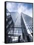 Deutsche Bank tower in Frankfurt am Main, Hesse, Germany-Jan Christopher Becke-Framed Stretched Canvas