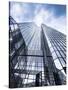 Deutsche Bank tower in Frankfurt am Main, Hesse, Germany-Jan Christopher Becke-Stretched Canvas