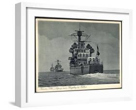 Deutsche Kriegsschiffe, Köln, Leipzig, Königsberg-null-Framed Giclee Print