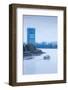 Deutsche Post Tower by Rhein River, Bonn, North Rhine-Westphalia, Germany-null-Framed Photographic Print