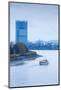 Deutsche Post Tower by Rhein River, Bonn, North Rhine-Westphalia, Germany-null-Mounted Photographic Print