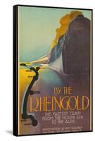 Deutsche Reichsbahn By the Rheingold. Europe, Germany, 1928-Richard Friese-Framed Stretched Canvas