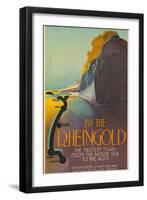 Deutsche Reichsbahn By the Rheingold. Europe, Germany, 1928-Richard Friese-Framed Giclee Print