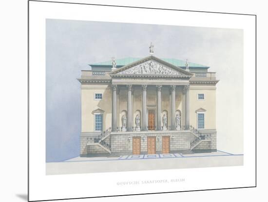 Deutsche Staatsoper Berlin-Andras Kaldor-Mounted Art Print