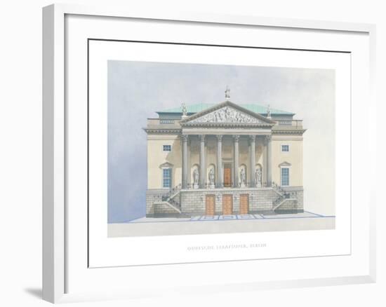 Deutsche Staatsoper Berlin-Andras Kaldor-Framed Art Print