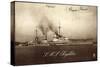 Deutsches Kriegsschiff S.M.S. Seydlitz Am Hafen-null-Stretched Canvas