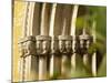 Deutschland, Niederbayern, Landshut, Stadtfriedhof, Romanisches Portal, Detail , Bayern-Thonig-Mounted Photographic Print