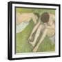 Deux baigneuses sur l'herbe-Edgar Degas-Framed Giclee Print