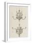Deux chandeliers-Charles Le Brun-Framed Giclee Print