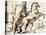 Deux chevaux cabrés-Nicolas Poussin-Stretched Canvas