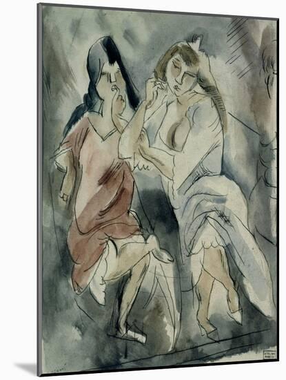 Deux créoles-Jules Pascin-Mounted Giclee Print