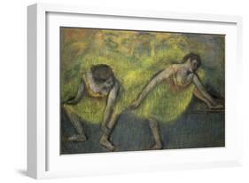 Deux Danseuses En Repos-Edgar Degas-Framed Giclee Print