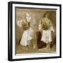 Deux études de costumes souliotes-Eugene Delacroix-Framed Giclee Print