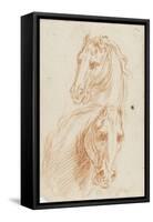 Deux études de tête de cheval-Arnould de Vuez-Framed Stretched Canvas