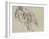 Deux études pour Apollon et les neuf muses-Gustave Moreau-Framed Giclee Print