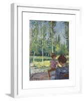 Deux Femmes au Jardin-Albert Marquet-Framed Premium Giclee Print