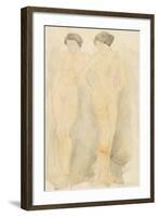 'Deux Figures Debout'-Auguste Rodin-Framed Giclee Print