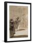 Deux figures et une apparition d'homme : Hamlet et le spectre de son père; d'après Shakespeare-Eugene Delacroix-Framed Giclee Print