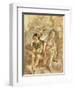 Deux fillettes assises-Jules Pascin-Framed Giclee Print