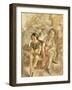 Deux fillettes assises-Jules Pascin-Framed Giclee Print