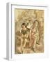 Deux fillettes assises-Jules Pascin-Framed Giclee Print