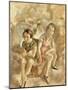 Deux fillettes assises-Jules Pascin-Mounted Giclee Print
