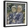 Deux fillettes-Vincent van Gogh-Framed Giclee Print