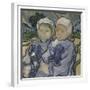 Deux fillettes-Vincent van Gogh-Framed Giclee Print