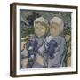 Deux fillettes-Vincent van Gogh-Framed Giclee Print