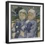 Deux fillettes-Vincent van Gogh-Framed Giclee Print