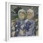 Deux fillettes-Vincent van Gogh-Framed Giclee Print