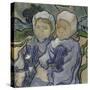 Deux fillettes-Vincent van Gogh-Stretched Canvas