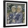 Deux fillettes-Vincent van Gogh-Framed Premium Giclee Print