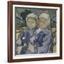 Deux fillettes-Vincent van Gogh-Framed Premium Giclee Print