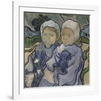 Deux fillettes-Vincent van Gogh-Framed Giclee Print