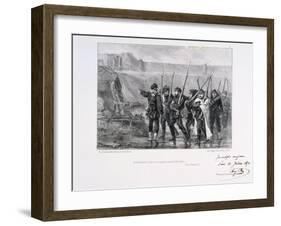 Deux Heures, C'Est Si Vite Passe Quand Il Fait Beau, Siege of Paris, 1870-1871-Auguste Bry-Framed Giclee Print