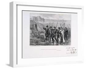 Deux Heures, C'Est Si Vite Passe Quand Il Fait Beau, Siege of Paris, 1870-1871-Auguste Bry-Framed Giclee Print