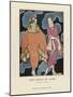Deux Heurs Du Matin, Pub. 1923 (Pochoir Print)-Georges Barbier-Mounted Giclee Print