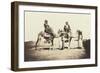 Deux hommes à dos de chameaux avec 2 guides-Alexander Svoboda-Framed Giclee Print