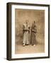 Deux hommes en costume traditionnel, samouraï-null-Framed Giclee Print