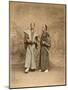Deux hommes en costume traditionnel, samouraï-null-Mounted Giclee Print